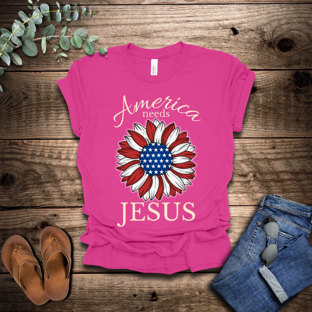 America Needs Jesus T-Shirt