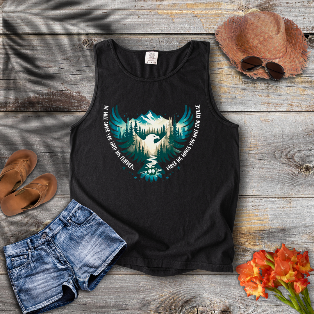 Psalm 91:4 Tank Top