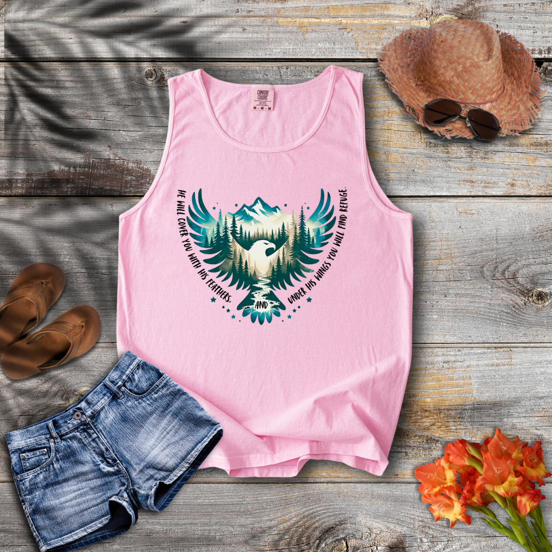 Psalm 91:4 Tank Top