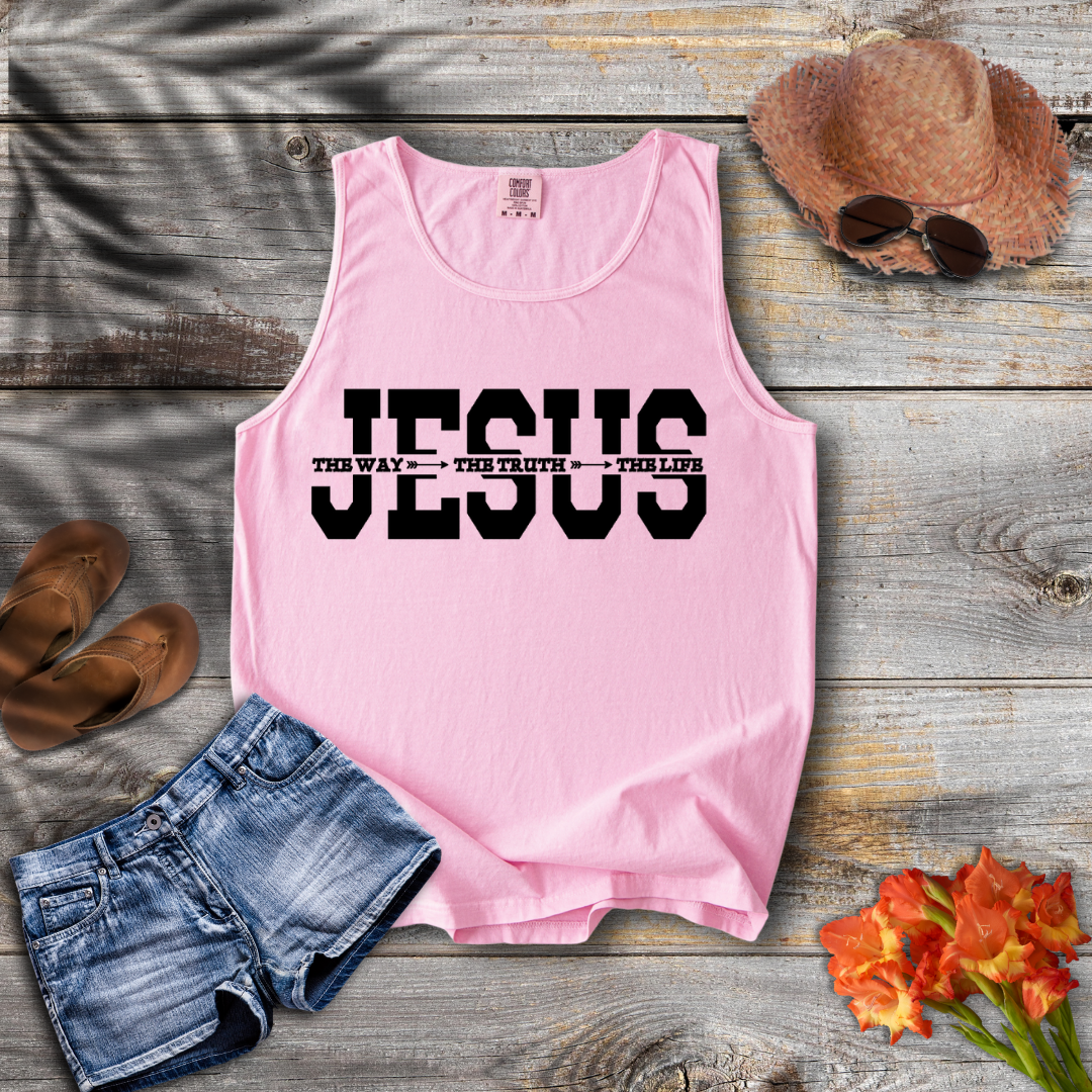 Jesus (The Way, The Truth, The Life) Tank Top