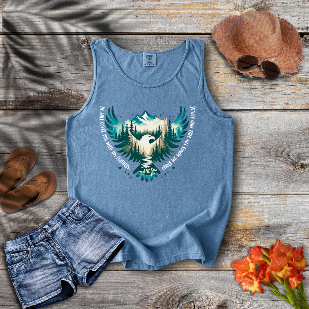 Psalm 91:4 Tank Top