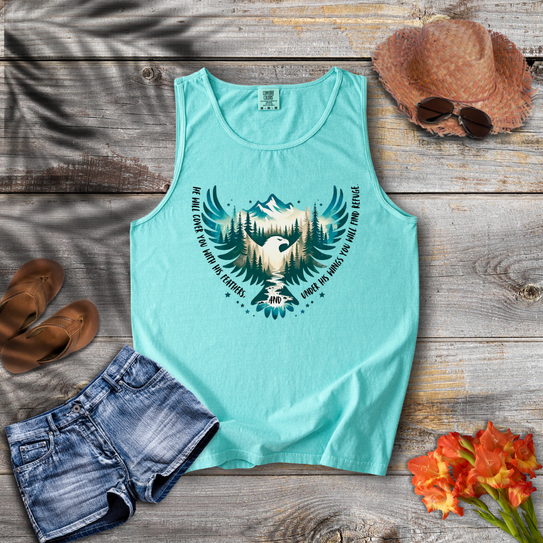 Psalm 91:4 Tank Top