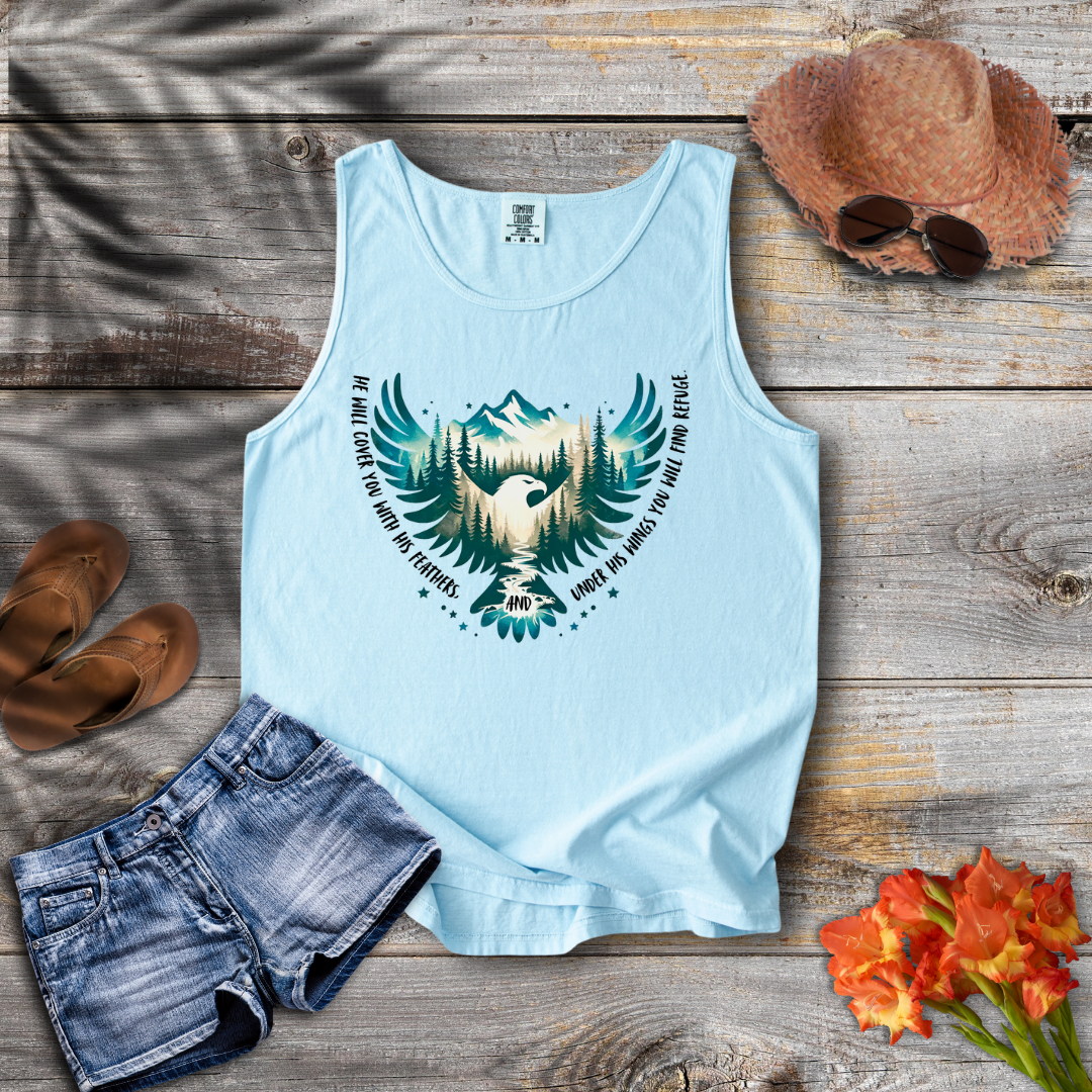 Psalm 91:4 Tank Top
