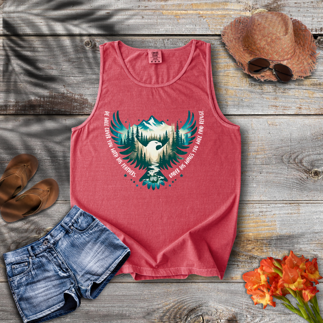 Psalm 91:4 Tank Top