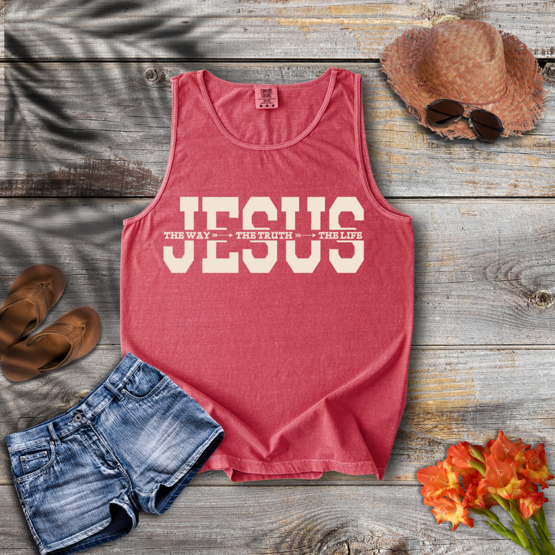 Jesus (The Way, The Truth, The Life) Tank Top