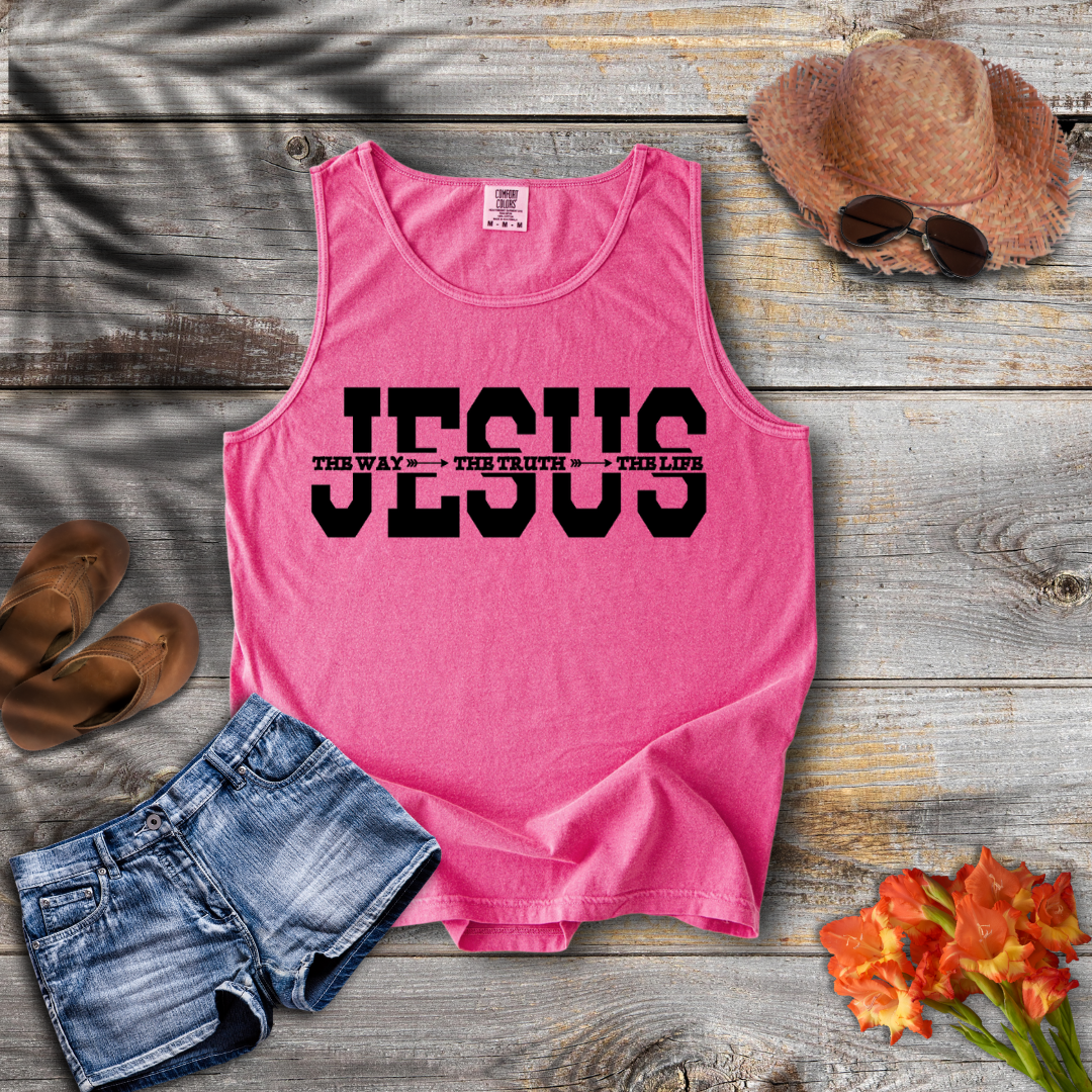 Jesus (The Way, The Truth, The Life) Tank Top