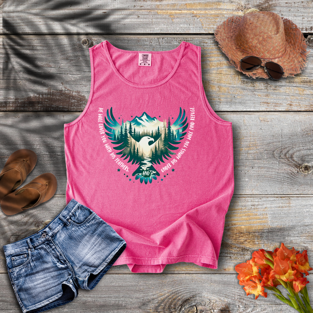 Psalm 91:4 Tank Top
