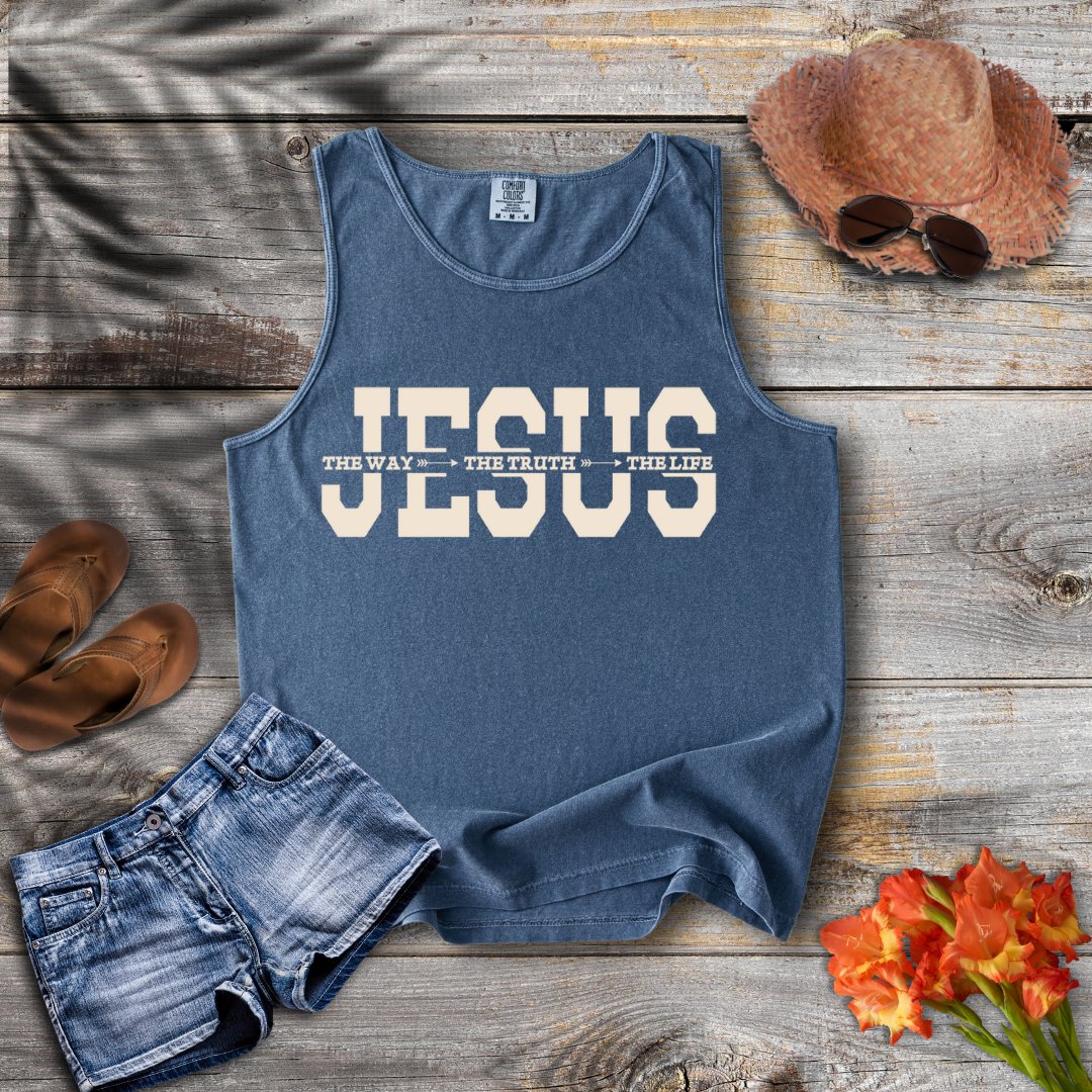 Jesus (The Way, The Truth, The Life) Tank Top