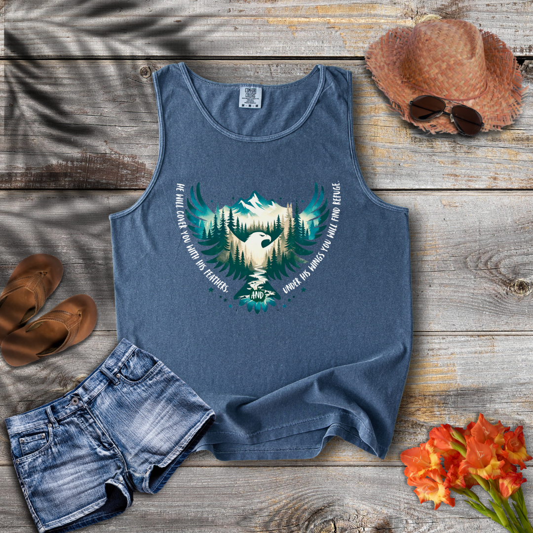 Psalm 91:4 Tank Top