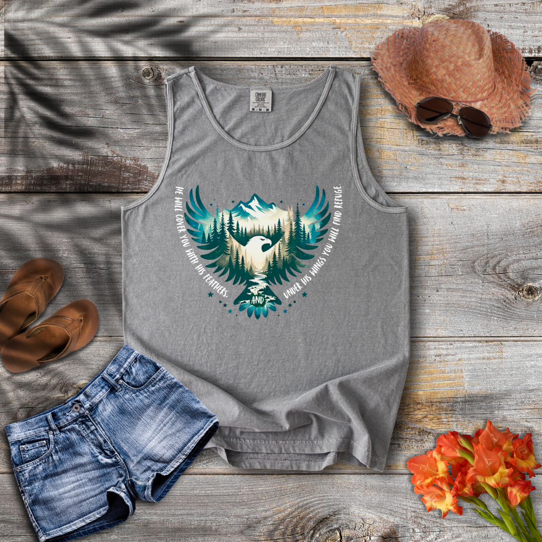 Psalm 91:4 Tank Top