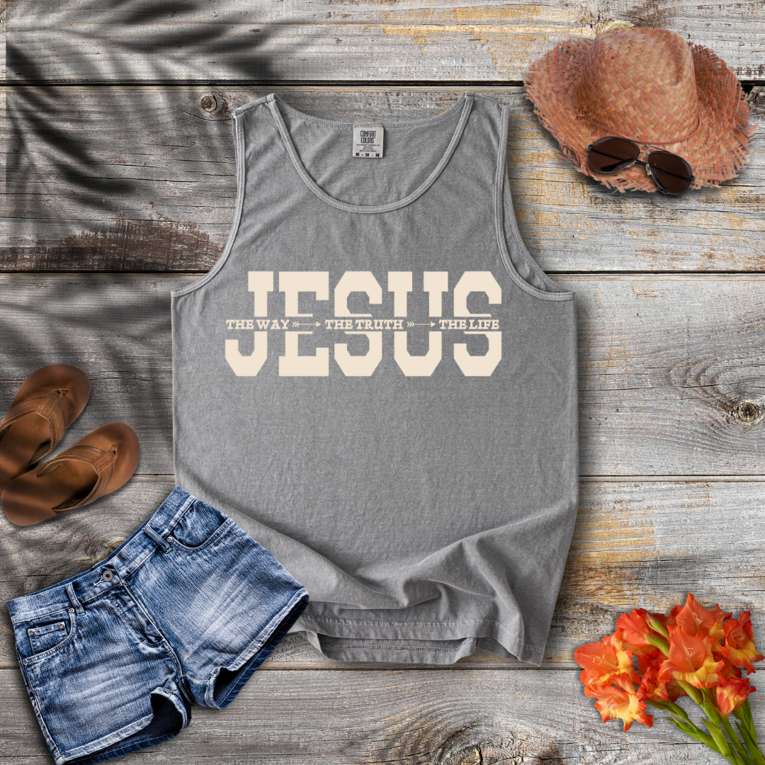 Jesus (The Way, The Truth, The Life) Tank Top