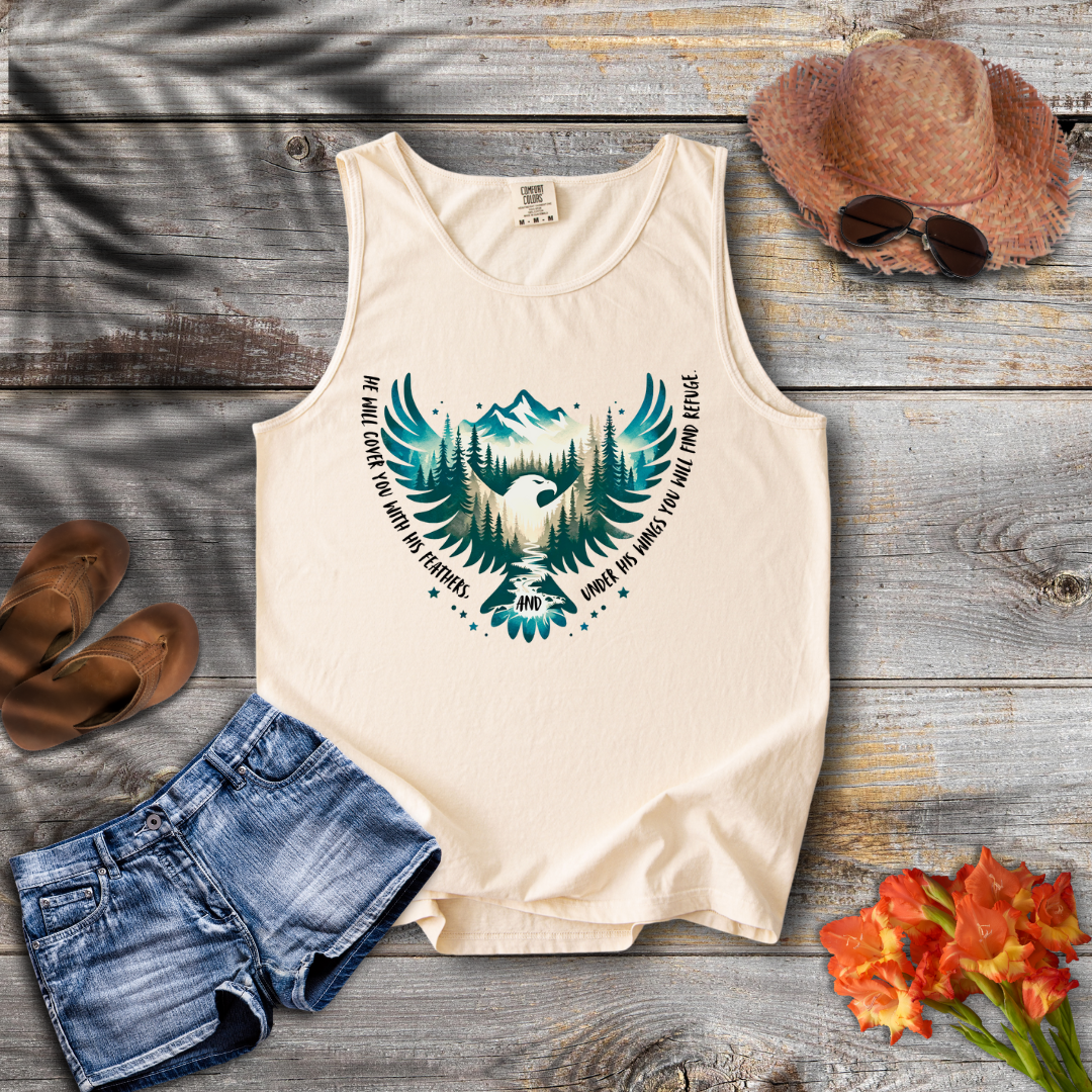 Psalm 91:4 Tank Top