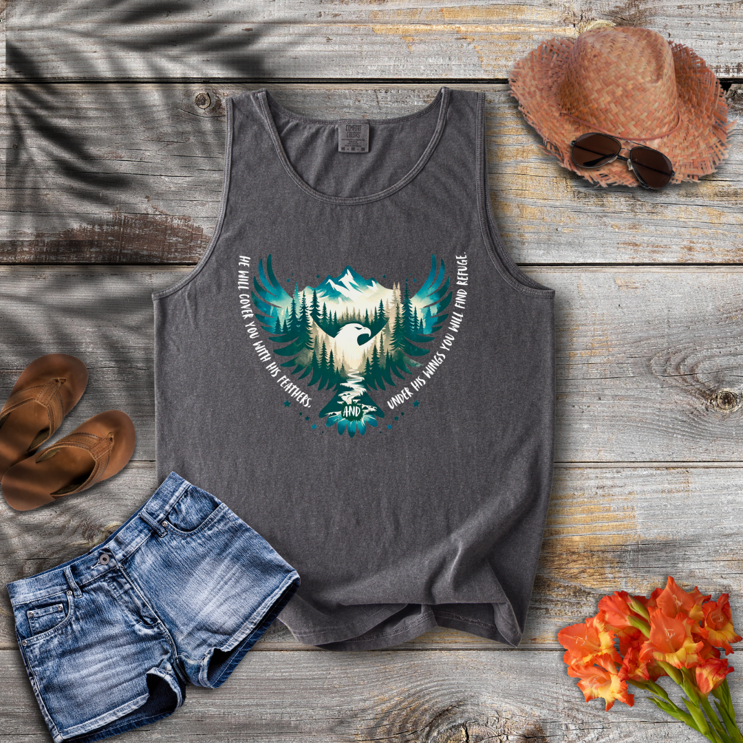 Psalm 91:4 Tank Top