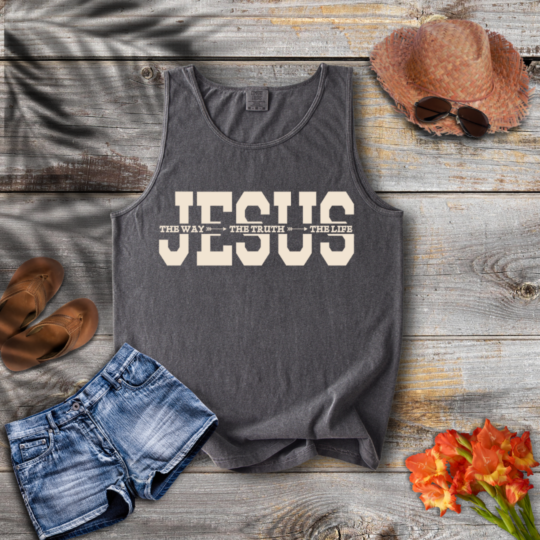 Jesus (The Way, The Truth, The Life) Tank Top