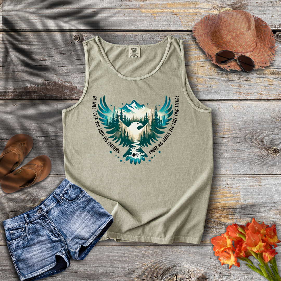 Psalm 91:4 Tank Top
