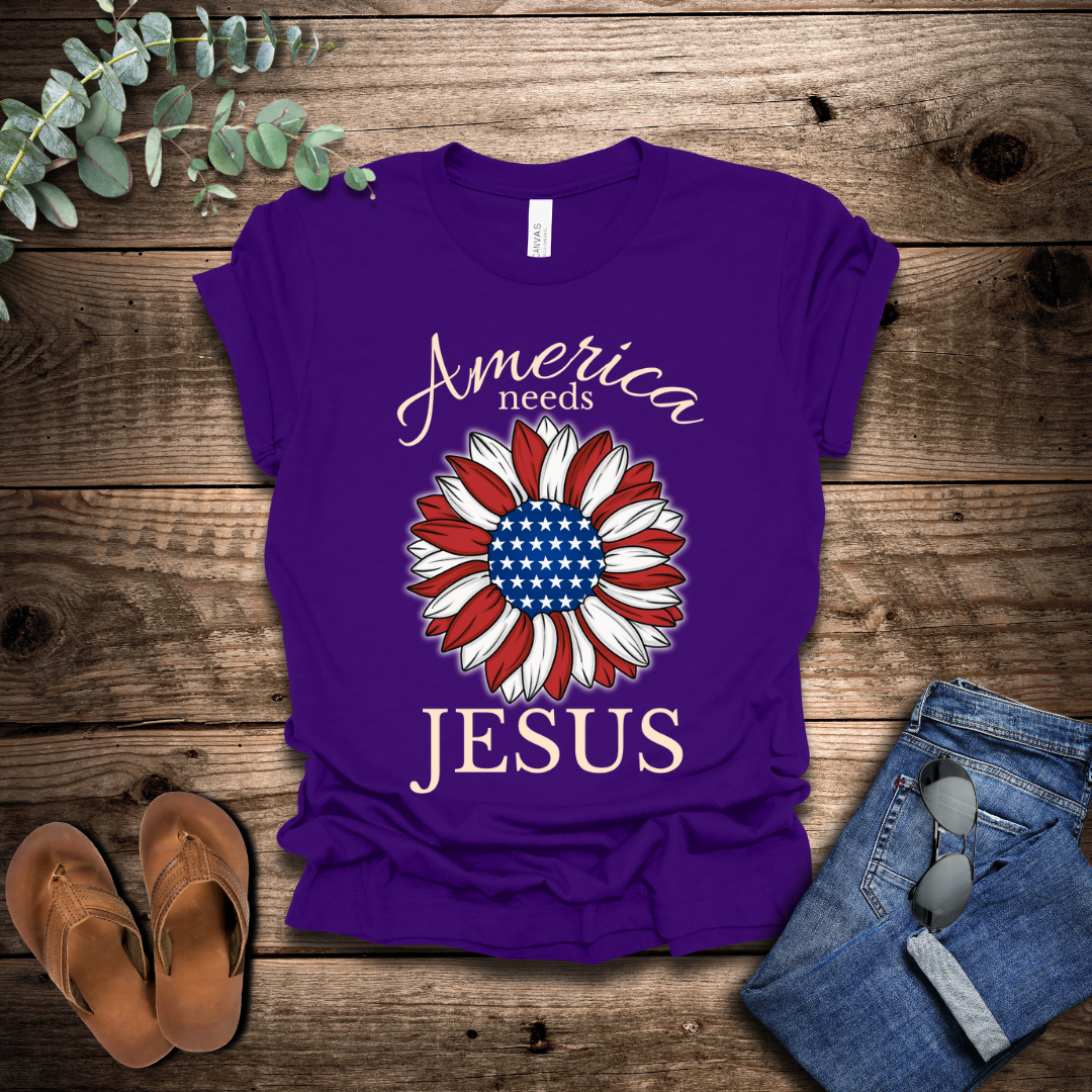 America Needs Jesus T-Shirt