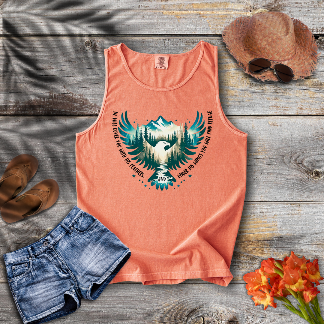 Psalm 91:4 Tank Top