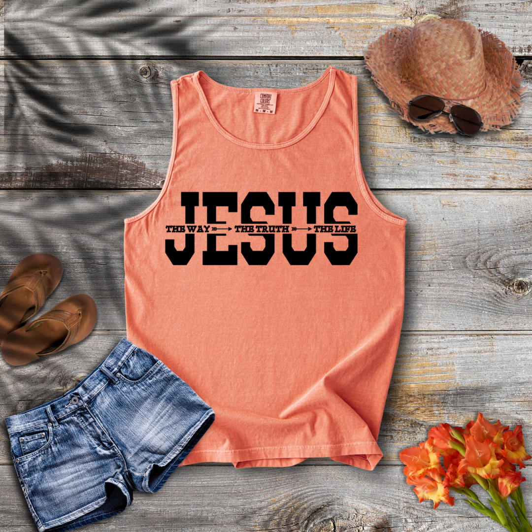 Jesus (The Way, The Truth, The Life) Tank Top