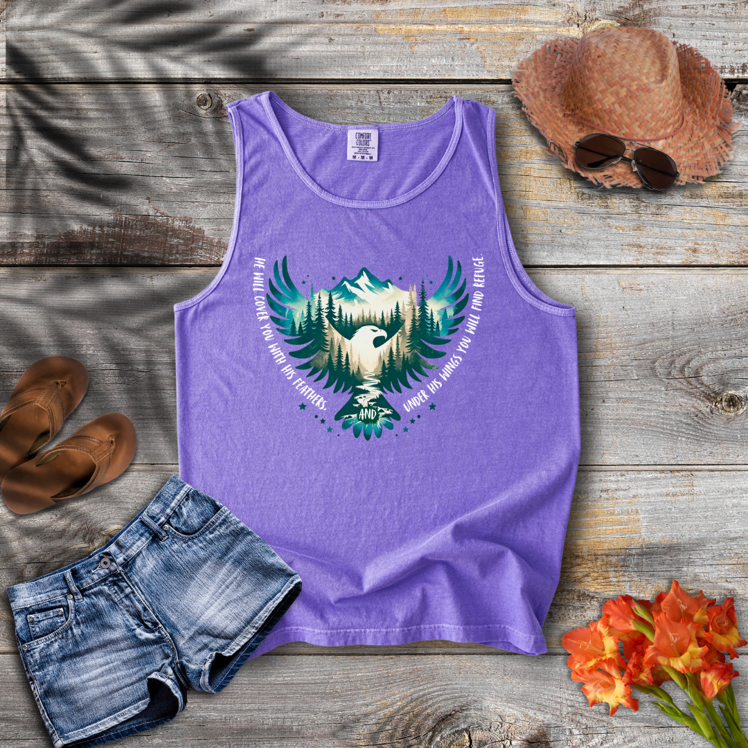 Psalm 91:4 Tank Top