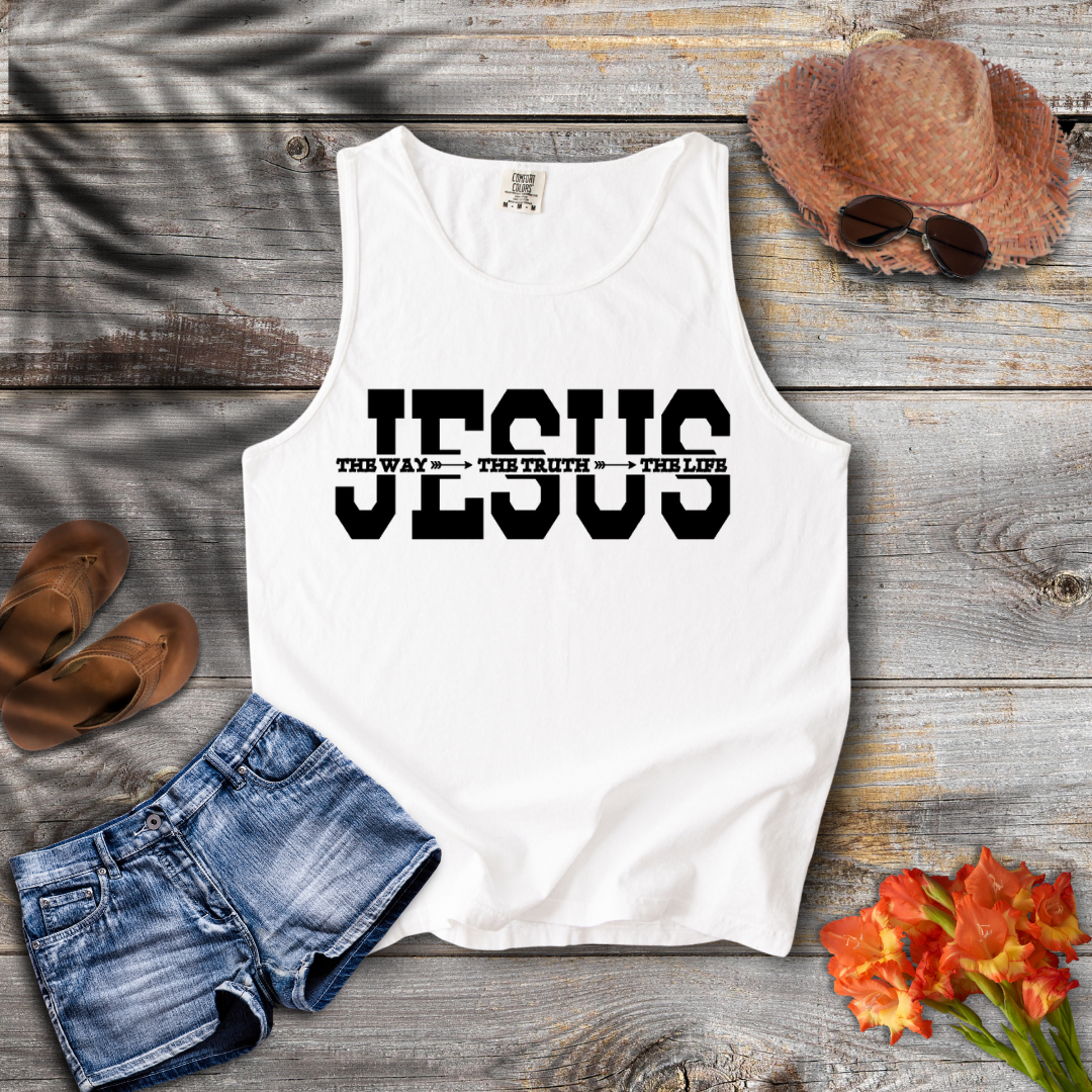 Jesus (The Way, The Truth, The Life) Tank Top