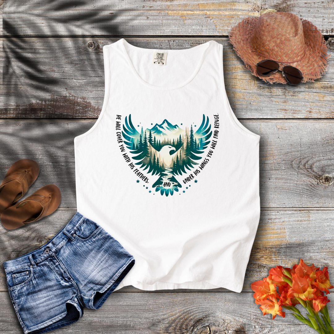 Psalm 91:4 Tank Top