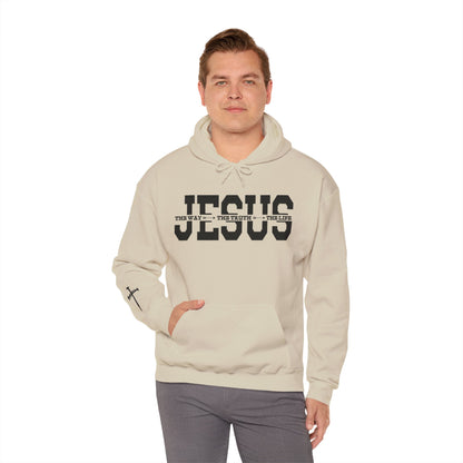 Jesus-The Way-The Truth-The Life Hoodie