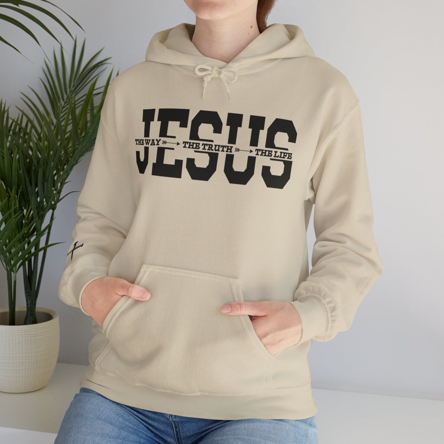 Jesus-The Way-The Truth-The Life Hoodie