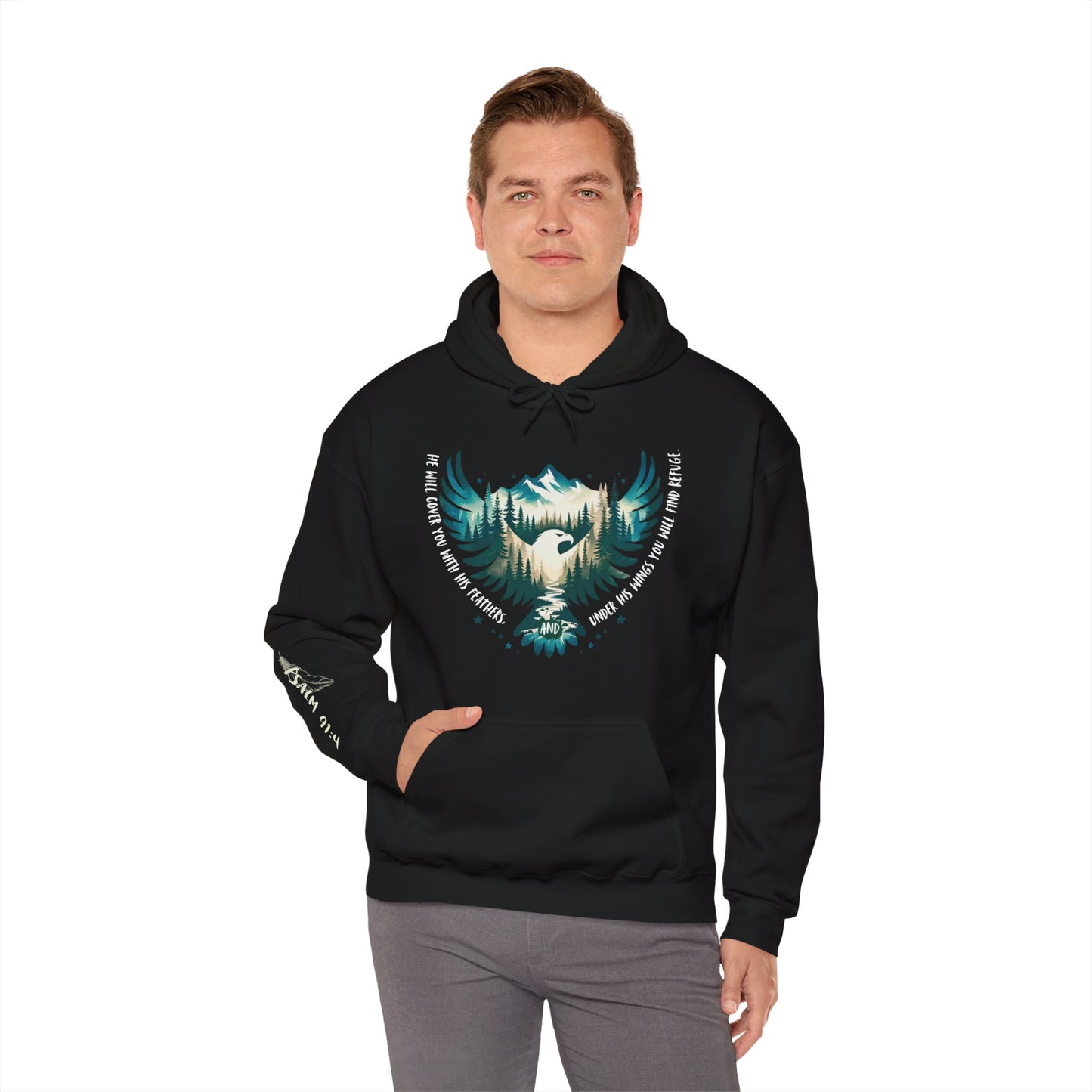 Psalm 91:4 Hoodie