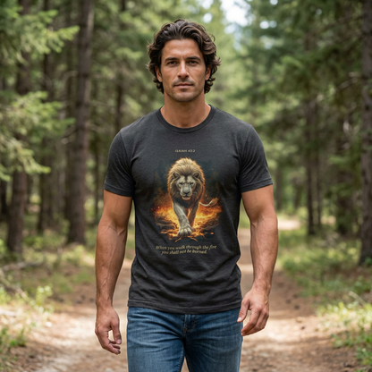 Through the Fire - Isaiah 43:2 T-Shirt