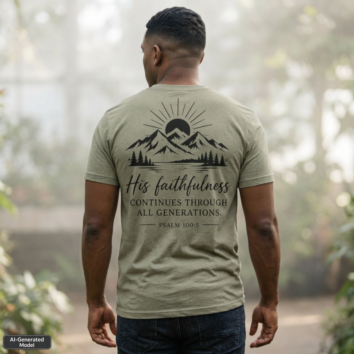 His Love Endures Forever | Psalm 100:5 T-Shirt