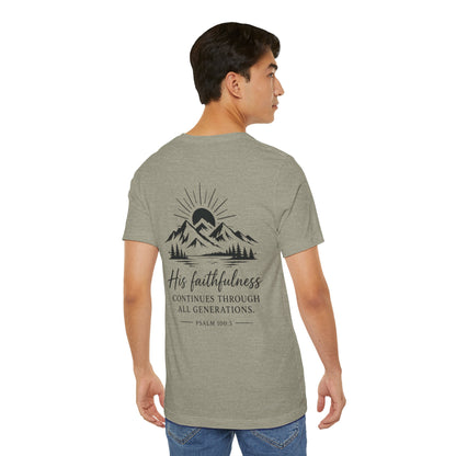 His Love Endures Forever | Psalm 100:5 T-Shirt