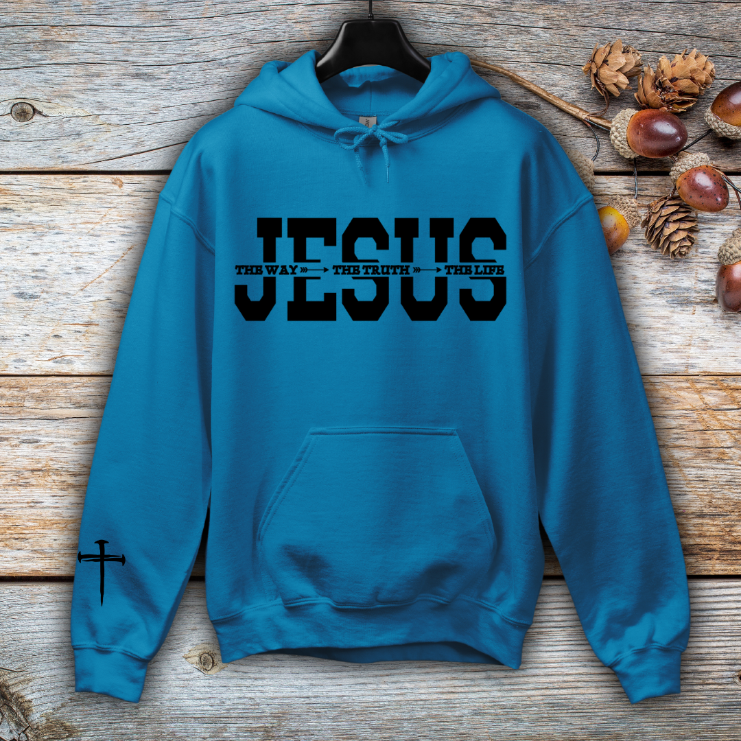 Jesus-The Way-The Truth-The Life Hoodie