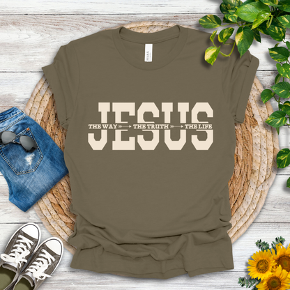Jesus-The Way, The Truth, The Life T-Shirt