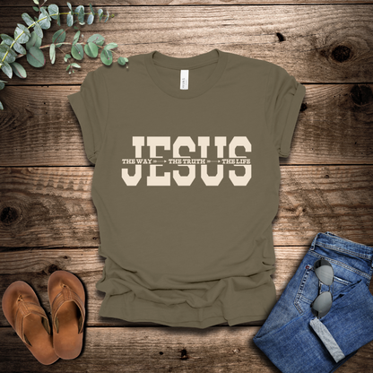 Jesus-The Way, The Truth, The Life T-Shirt