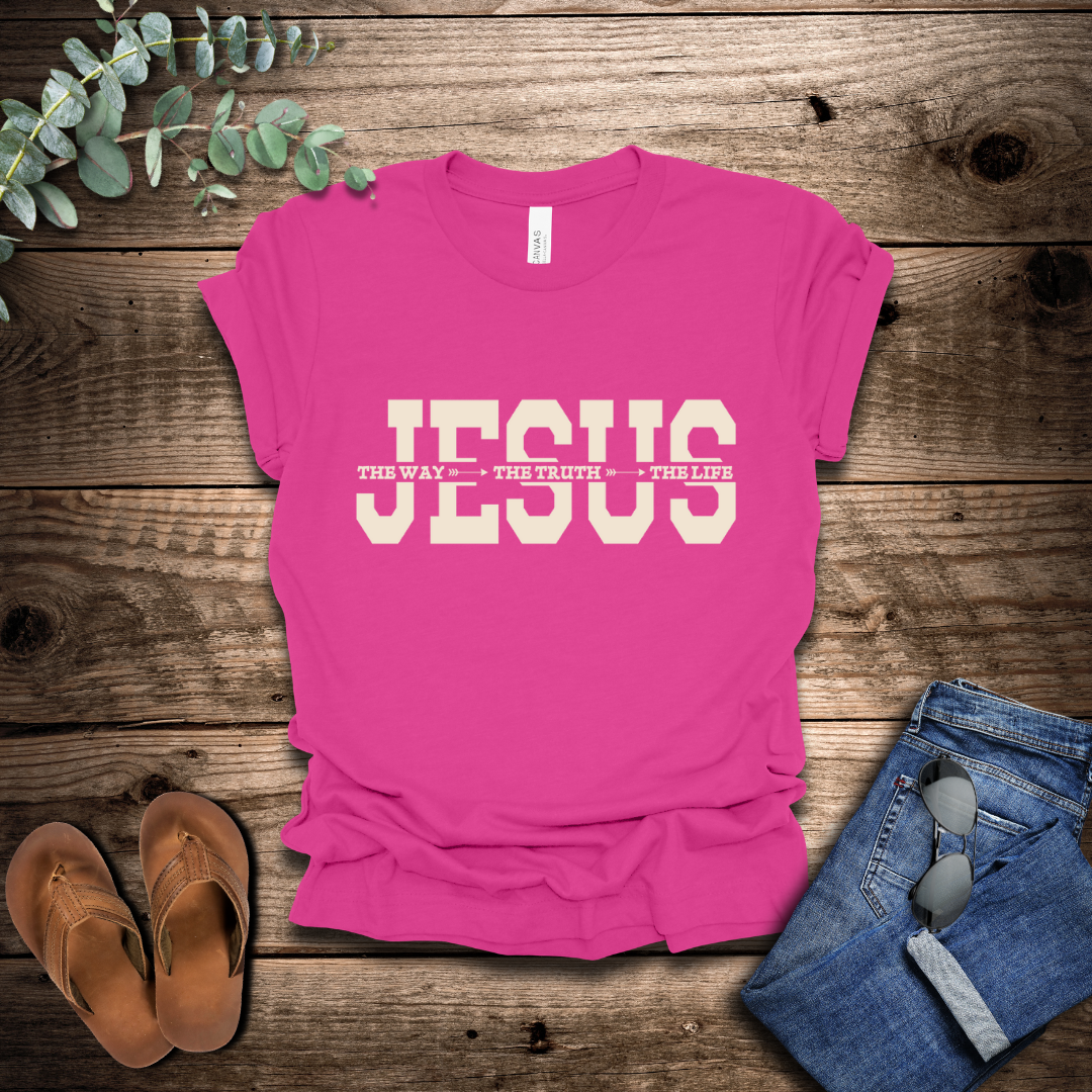 Jesus-The Way, The Truth, The Life T-Shirt