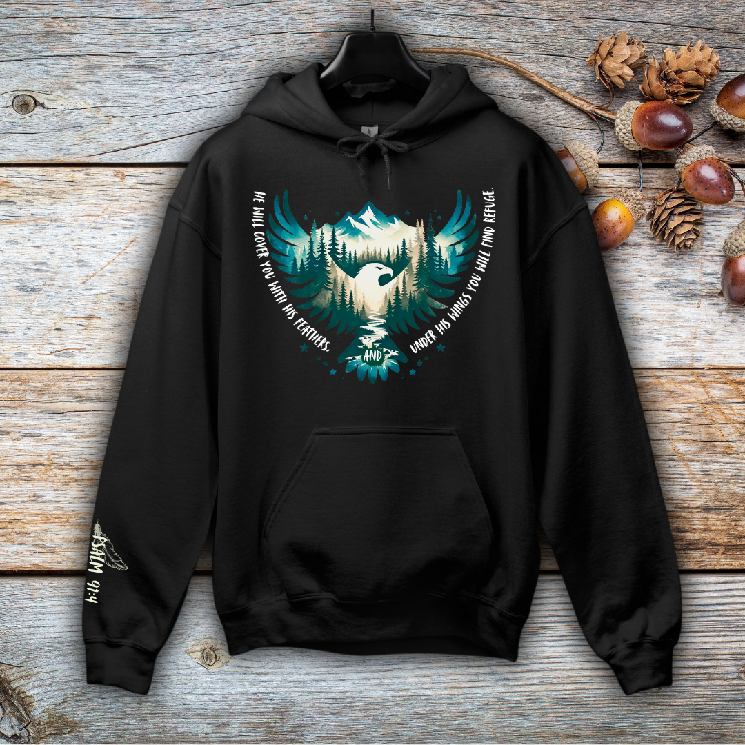 Psalm 91:4 Hoodie