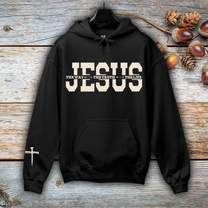 Jesus-The Way-The Truth-The Life Hoodie