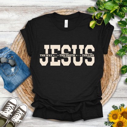 Jesus-The Way, The Truth, The Life T-Shirt