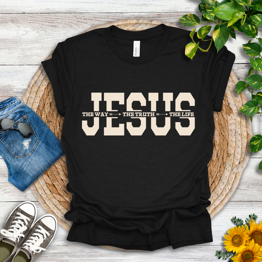 Jesus-The Way, The Truth, The Life T-Shirt