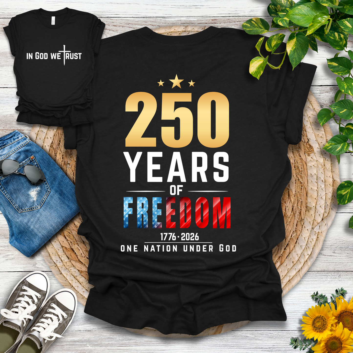 250 Years - One Nation Under God T-Shirt