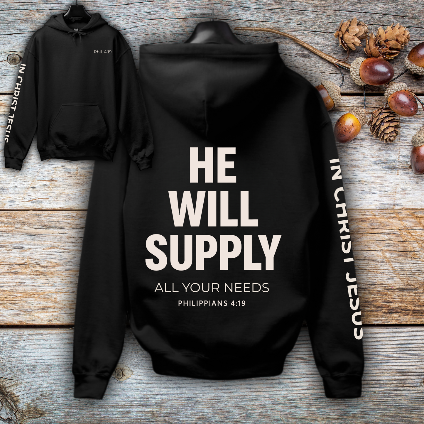 Philippians 4:19 Hoodie