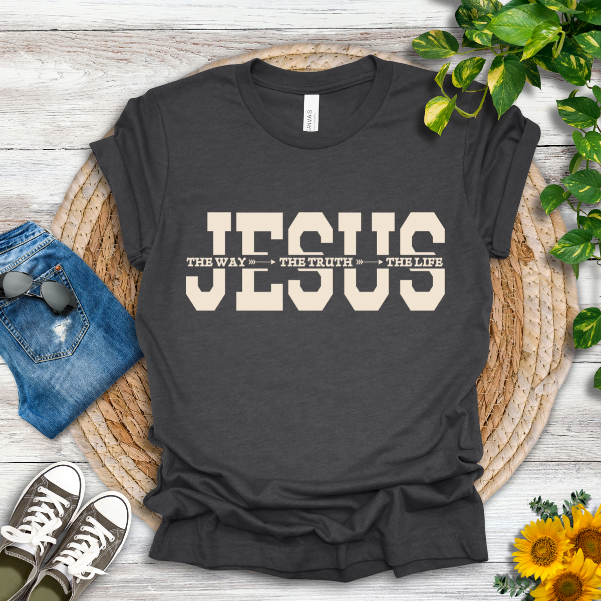 Jesus-The Way, The Truth, The Life T-Shirt