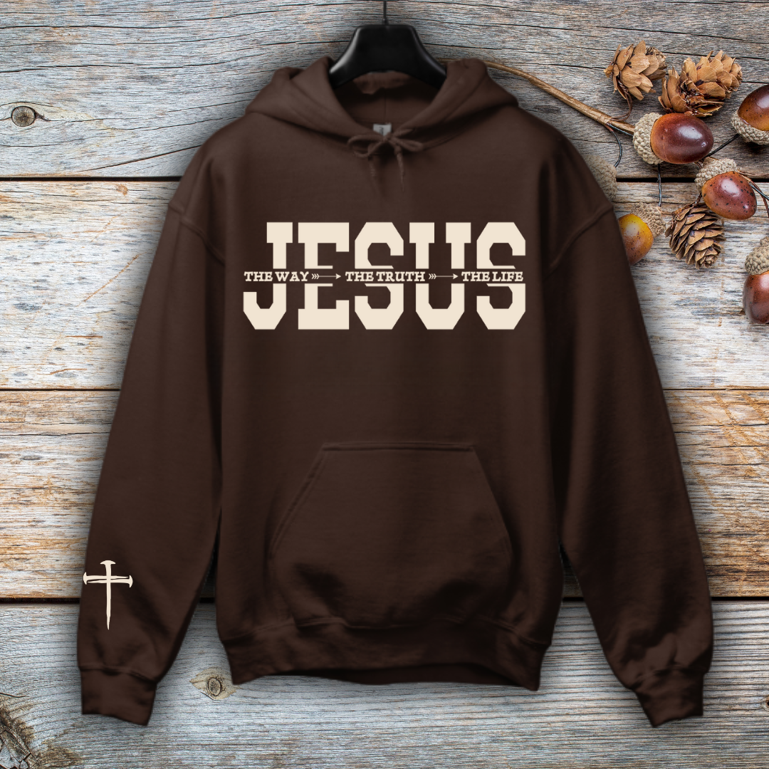 Jesus-The Way-The Truth-The Life Hoodie