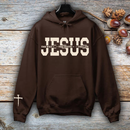 Jesus-The Way-The Truth-The Life Hoodie