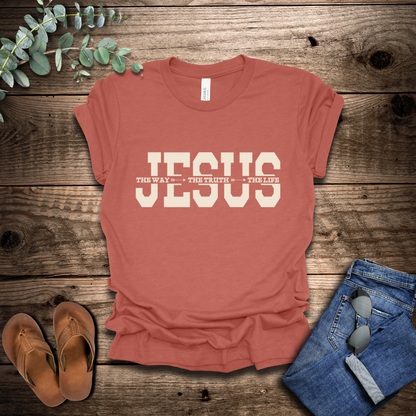 Jesus-The Way, The Truth, The Life T-Shirt