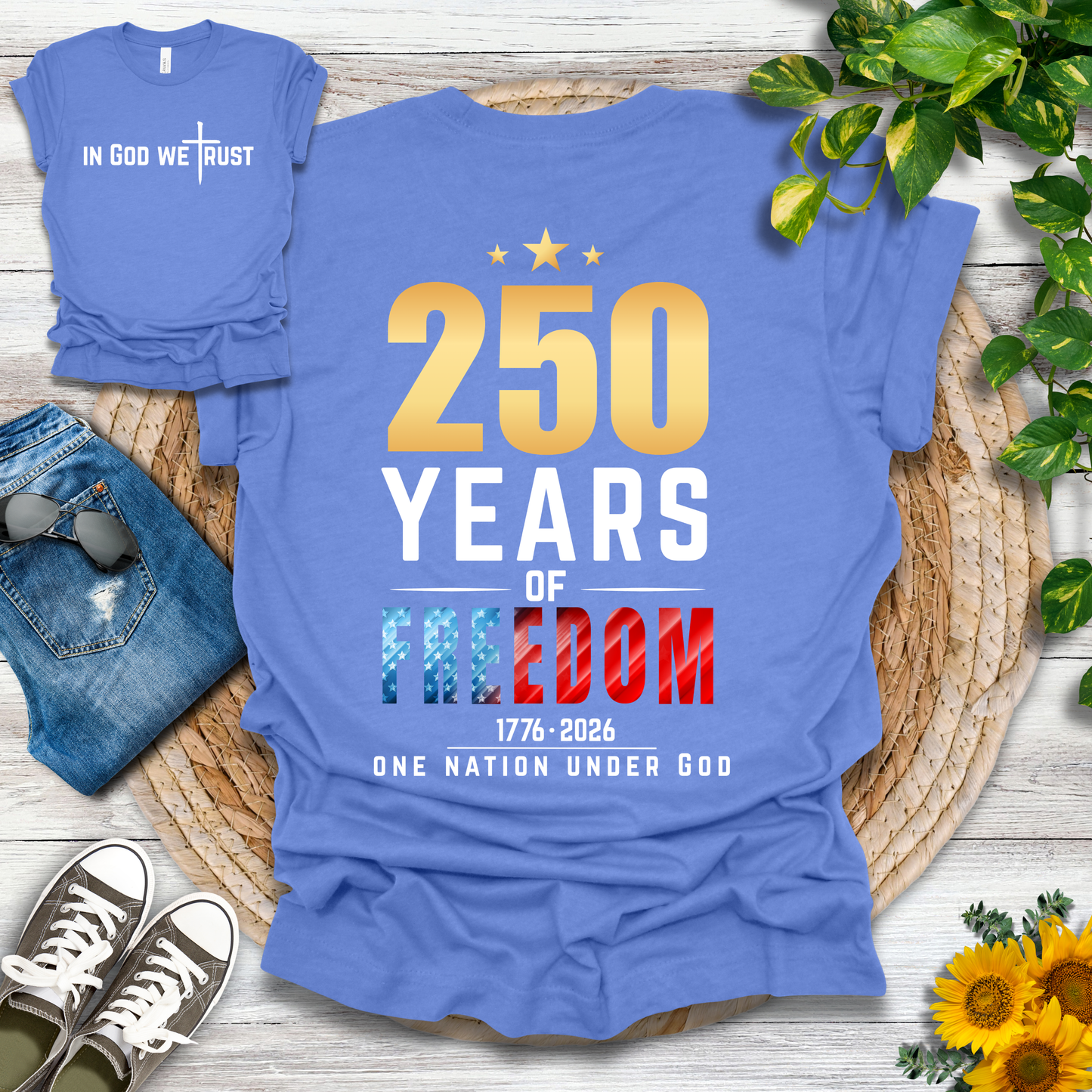 250 Years - One Nation Under God T-Shirt
