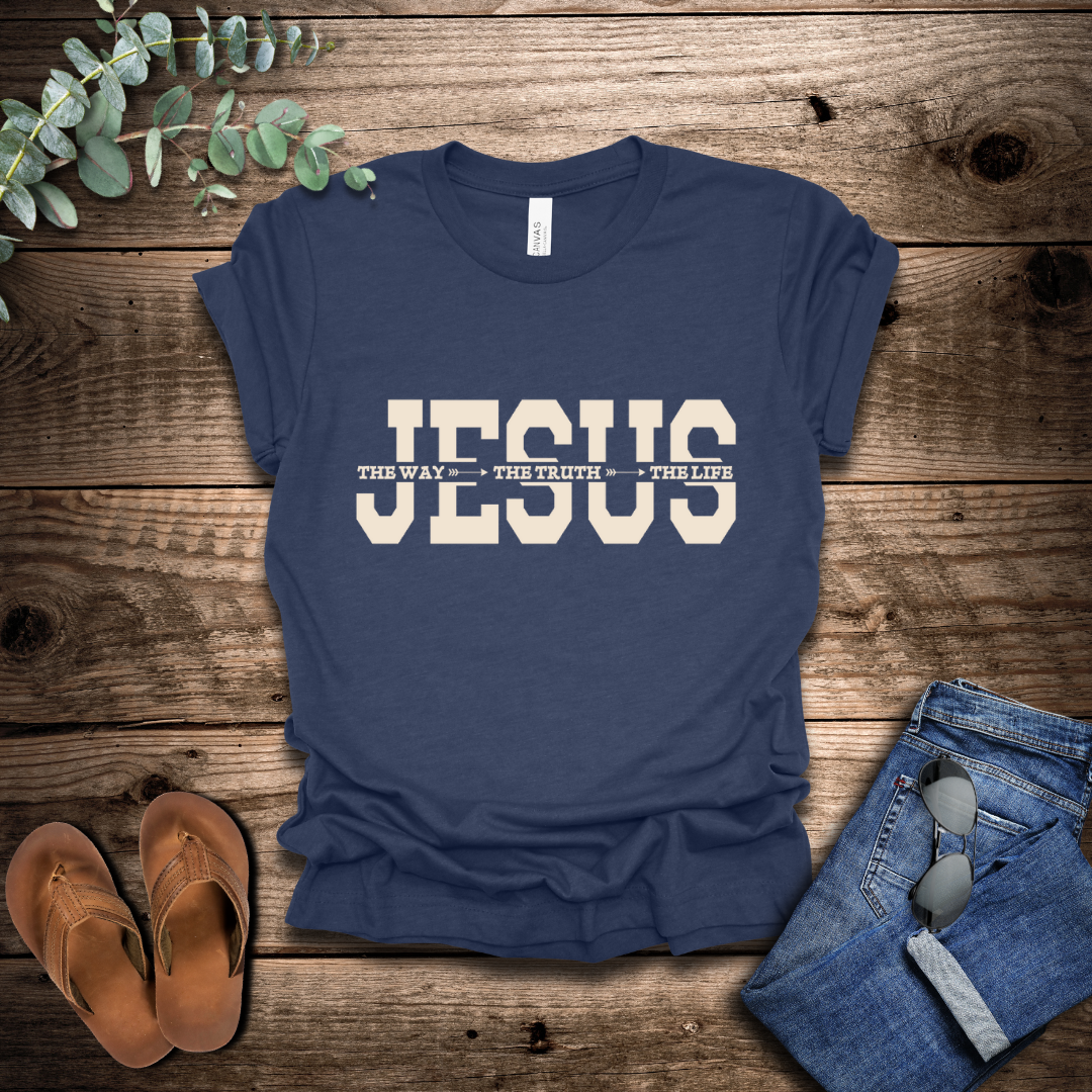 Jesus-The Way, The Truth, The Life T-Shirt