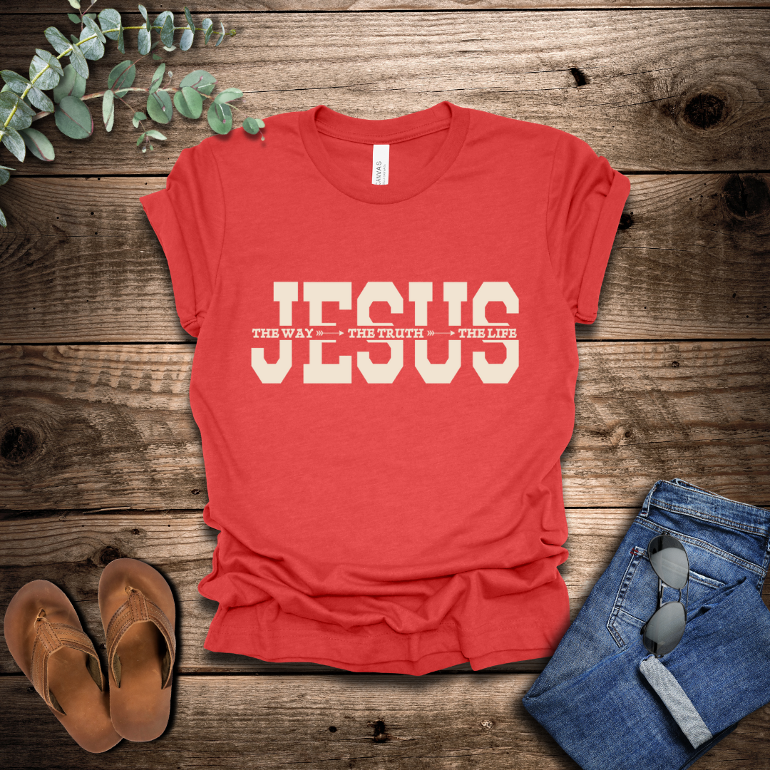 Jesus-The Way, The Truth, The Life T-Shirt