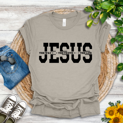 Jesus-The Way, The Truth, The Life T-Shirt