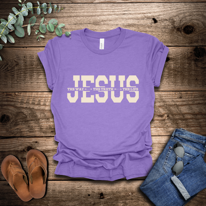 Jesus-The Way, The Truth, The Life T-Shirt